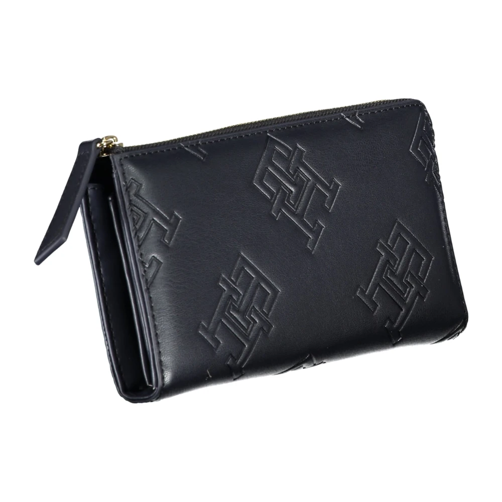 Tommy Hilfiger Blauwe Damesportemonnee met Ritssluiting Blue Dames