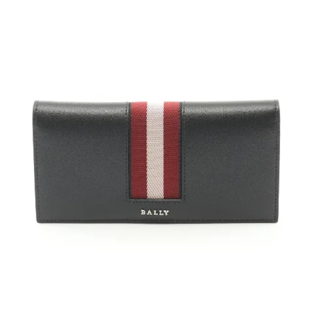 Bally Pre-owned Leather wallets Black Heren