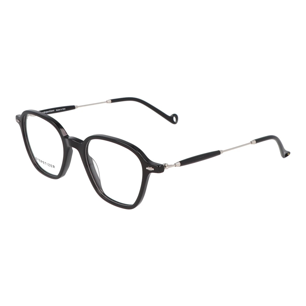 Eyepetizer Stijlvolle Brilmonturen in Onregelmatige Vorm Black Unisex