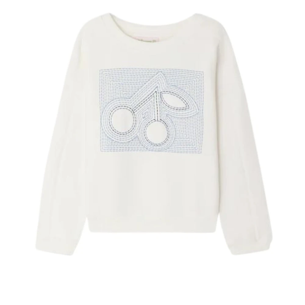 Bonpoint Unisex Kids White Kids Sweatshirts, 10 Y, Gena Sweatshirt