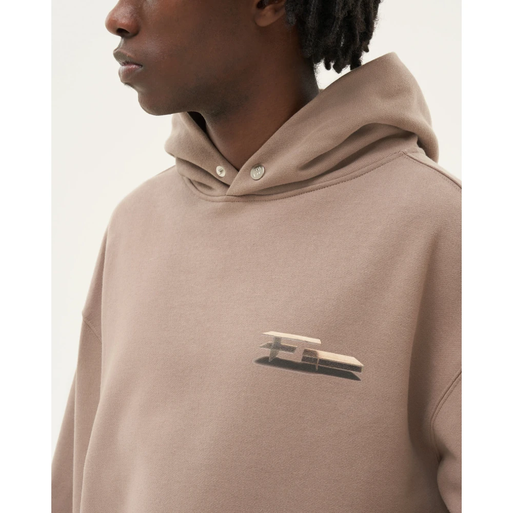 Filling Pieces Hoodie Pavilion Fossil Brown Heren