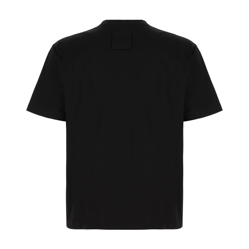 Lanvin Casual Katoenen T-Shirt voor Mannen Black Heren
