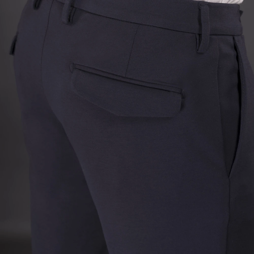Moorer Trousers Blue Heren