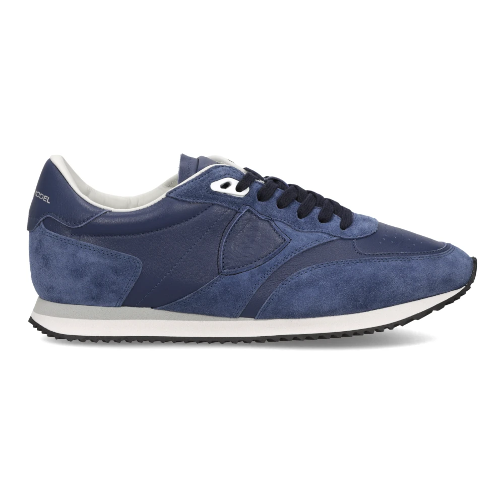 Philippe Model Men's Blue Sneakers, 7 Uk, Blville Running