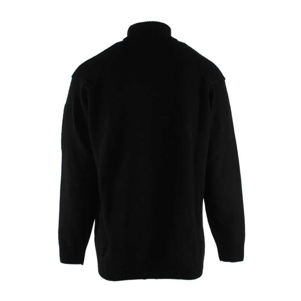 C.P. Company Zwarte Heren Trui 80% Wol Black Heren