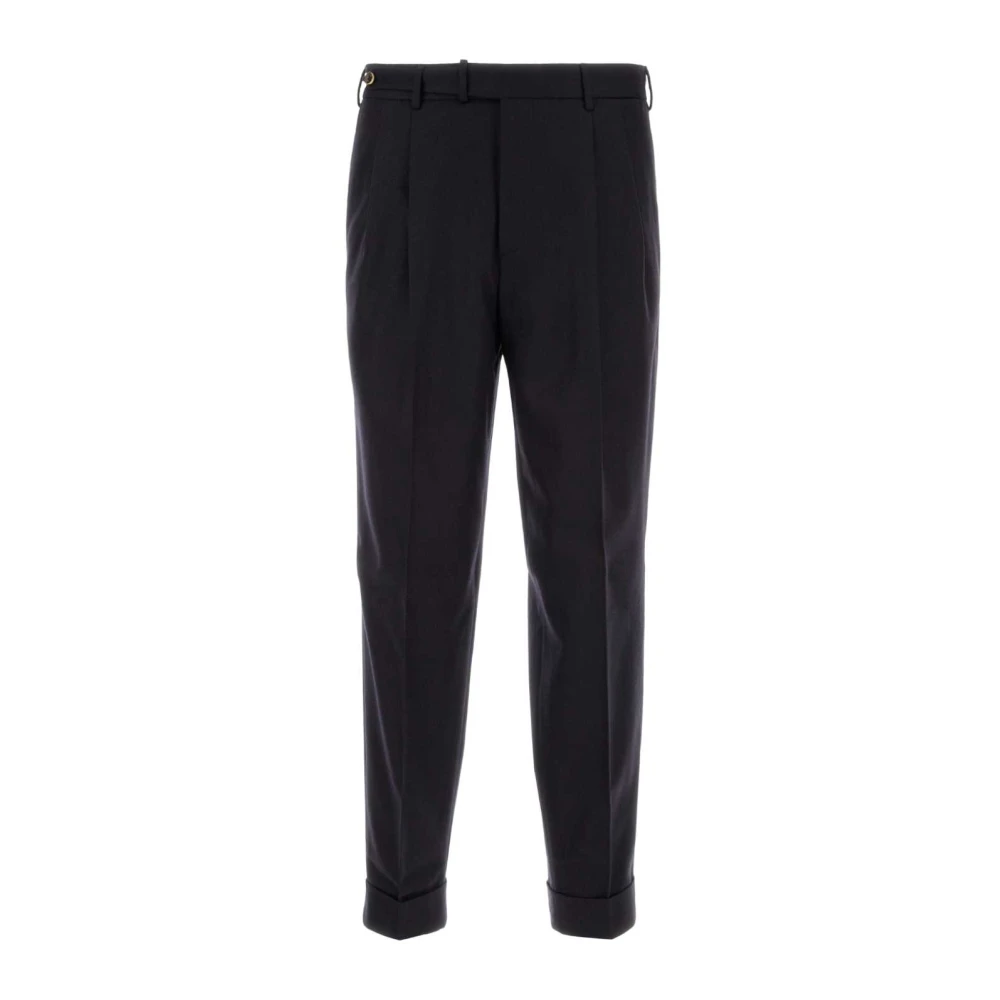PT Torino Stretch wolblend broek Black Heren