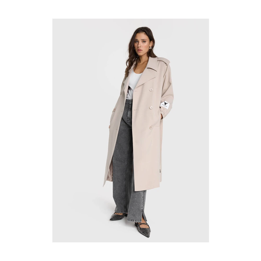 Alix The Label Trenchcoat Jas Beige Dames
