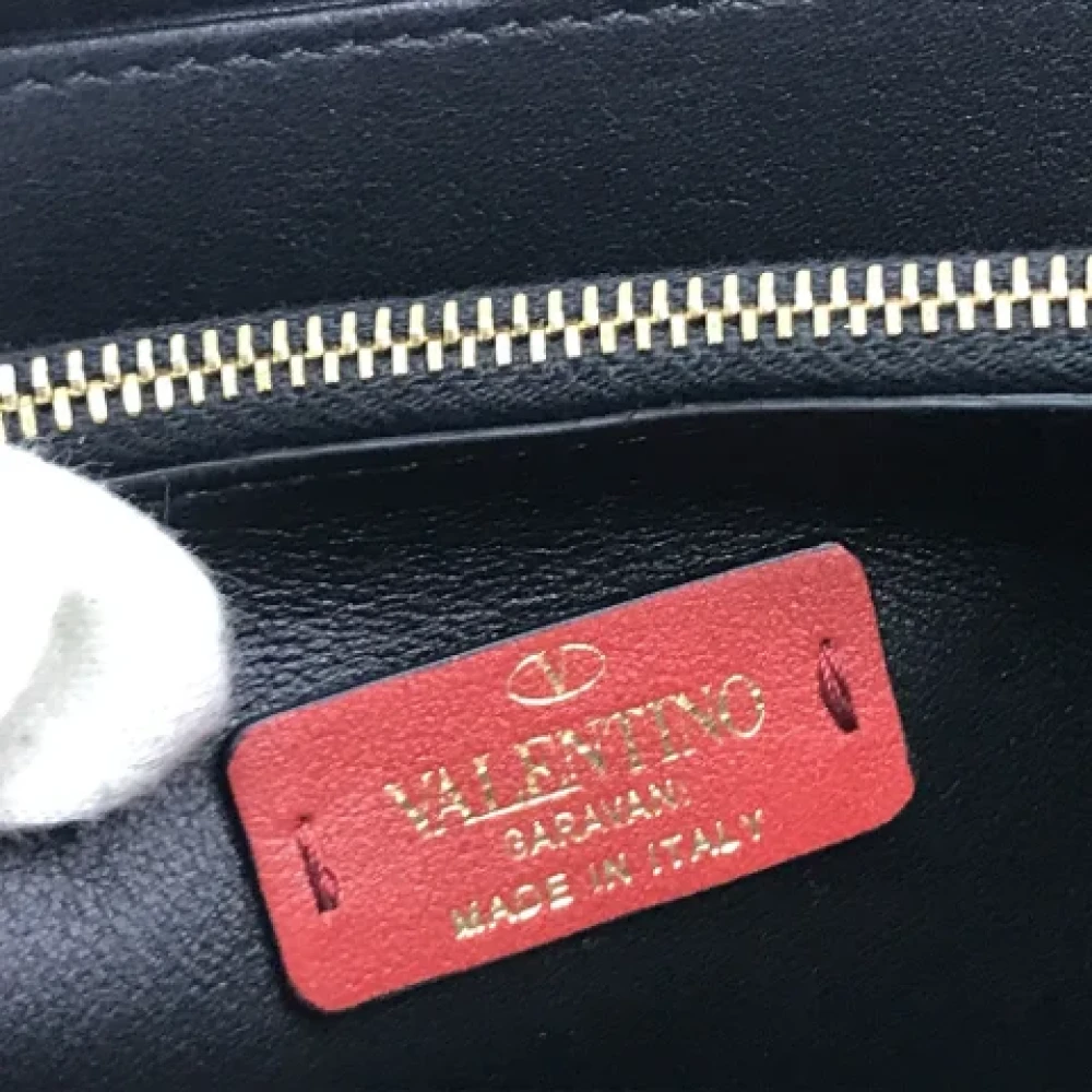Valentino Vintage Pre-owned Leather wallets Yellow Dames