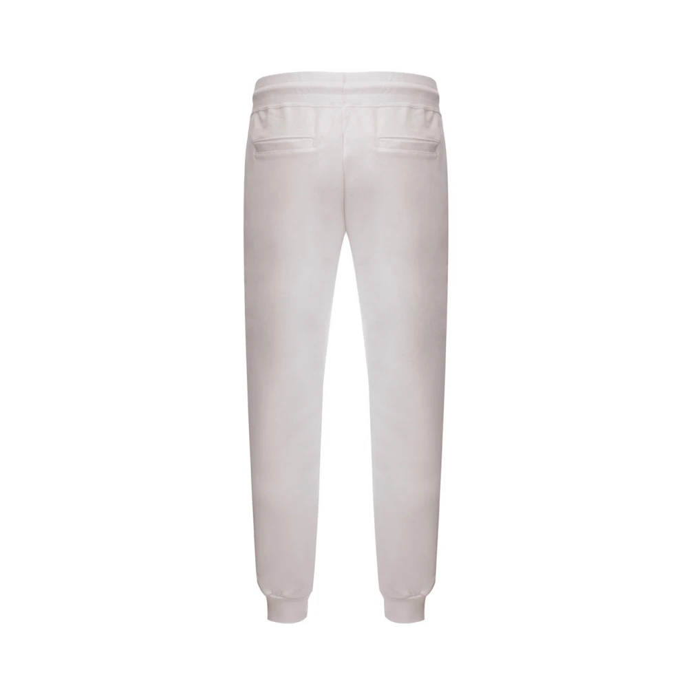 Gcds Witte Sweatpants met Logo White Heren