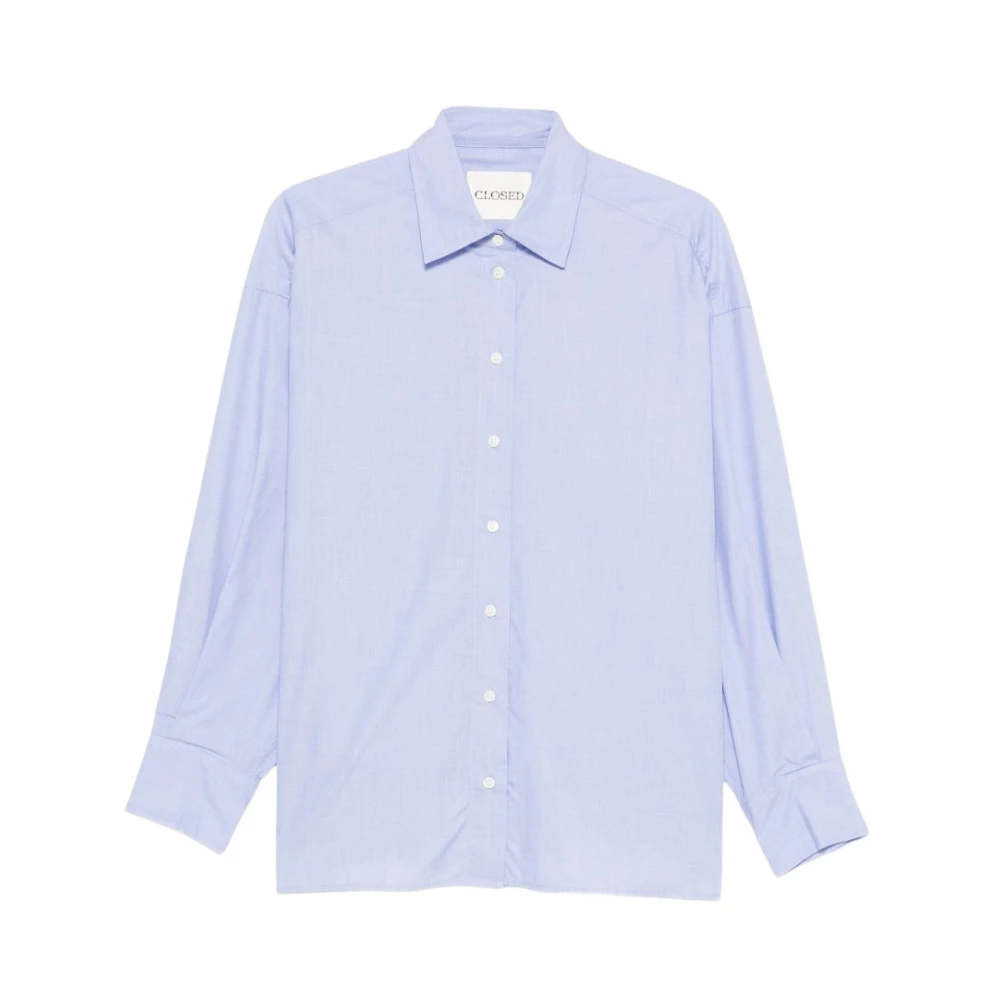 Closed Women's Blue Shirts, S, Cotton Shirt