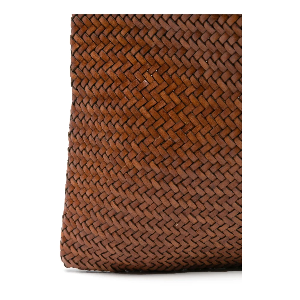 Dragon Diffusion Karamelbruine Top Handvat Tas Brown Dames