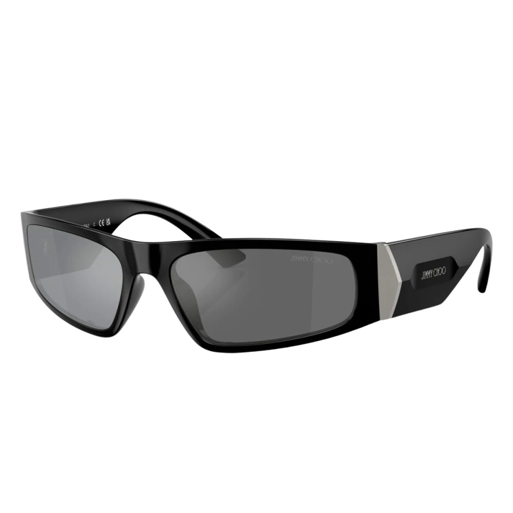 Jimmy Choo Unisex Black Oval Sunglasses - Sunglasses - 58 Mm - Accessories