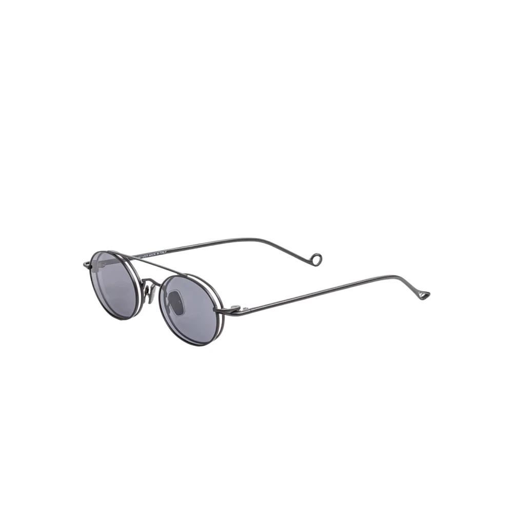 Eyepetizer Unisex Black C.6-Op-A Clip Sunglasses