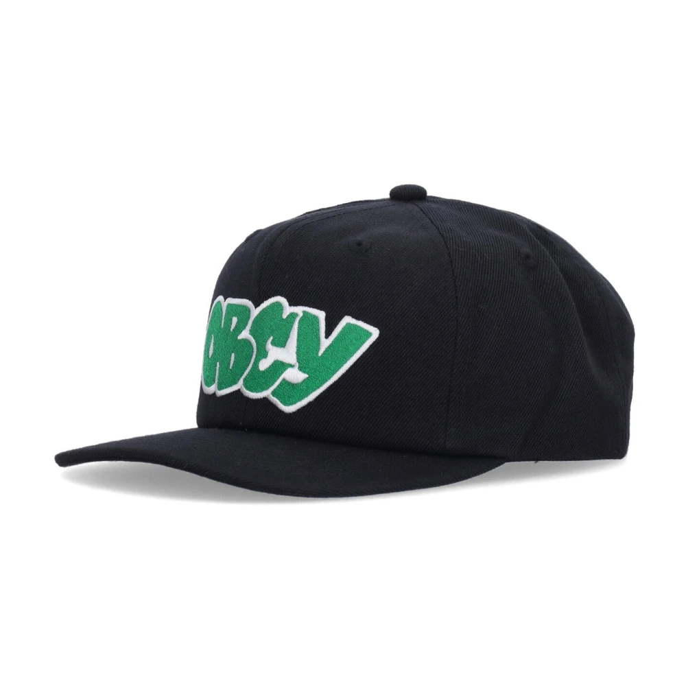 Obey Klassieke Snapback Pet Zwart Black Heren