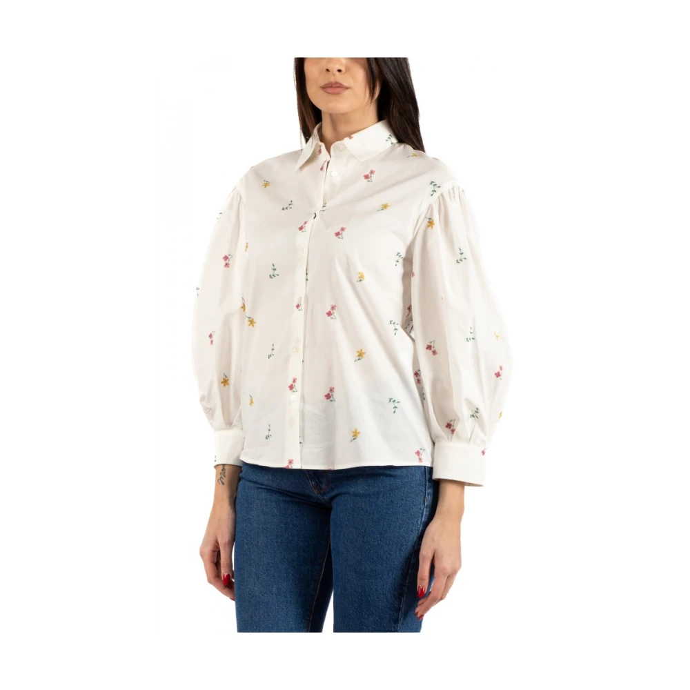 Weekend Dames Overhemd Casual Stijl White Dames