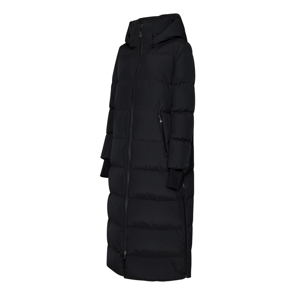 Herno Zwarte jas met Gore-Tex stof Black Dames