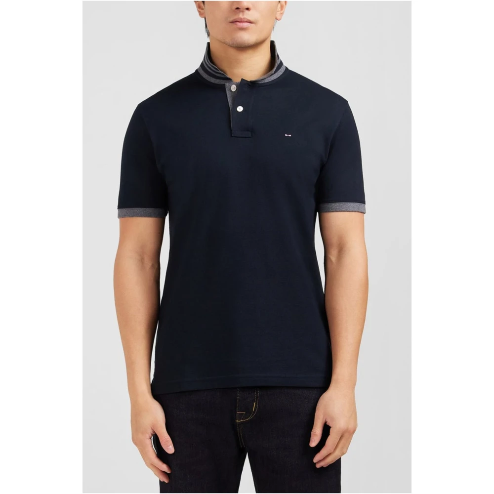 Eden Park Polo met korte mouwen Black Heren