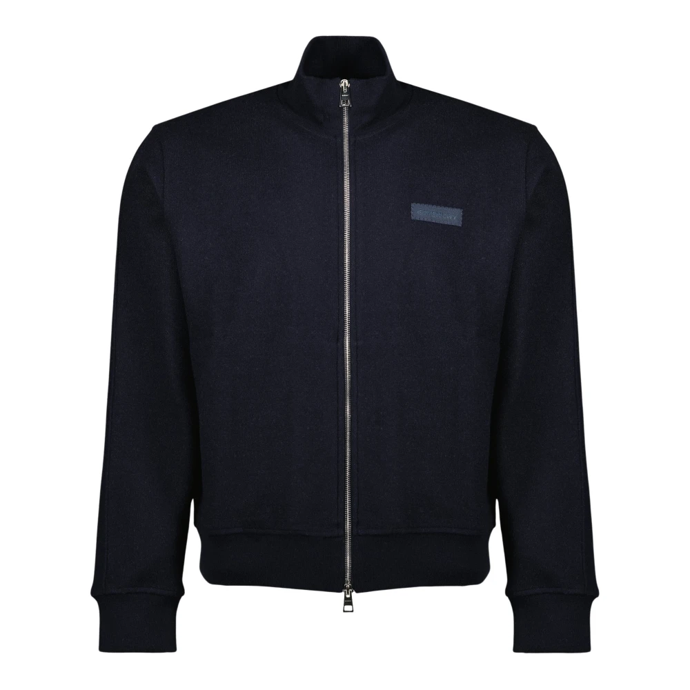 Givenchy Men's Blue Cardigans, M, Zip-Throughs