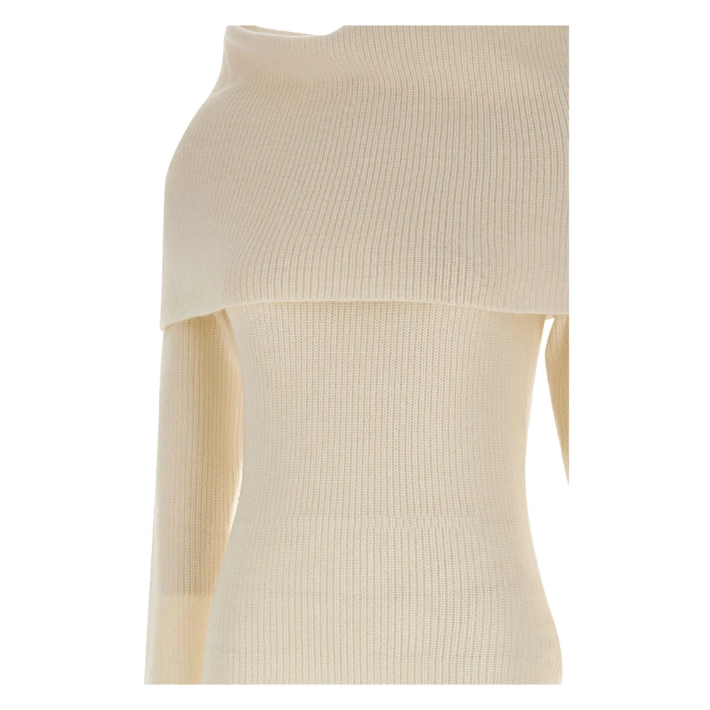 Fabiana Filippi Luxe Wol Zijde Trui Room White Dames