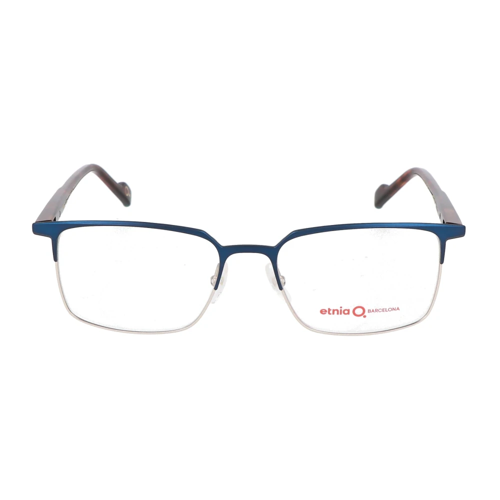 Etnia Barcelona Kleurrijke Rechthoekige Metalen Frame Bril Blue Unisex
