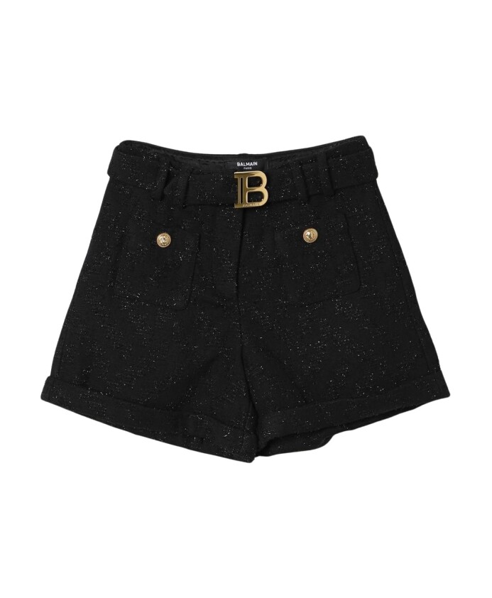 shorts-enfants-tweed-noir-elegant-confortable