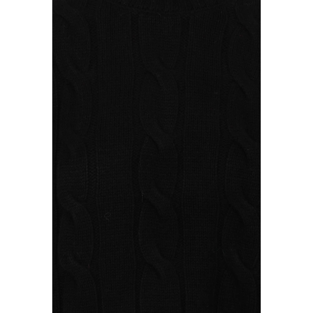 MC2 Saint Barth Zwarte Crewneck Sweater Black Dames