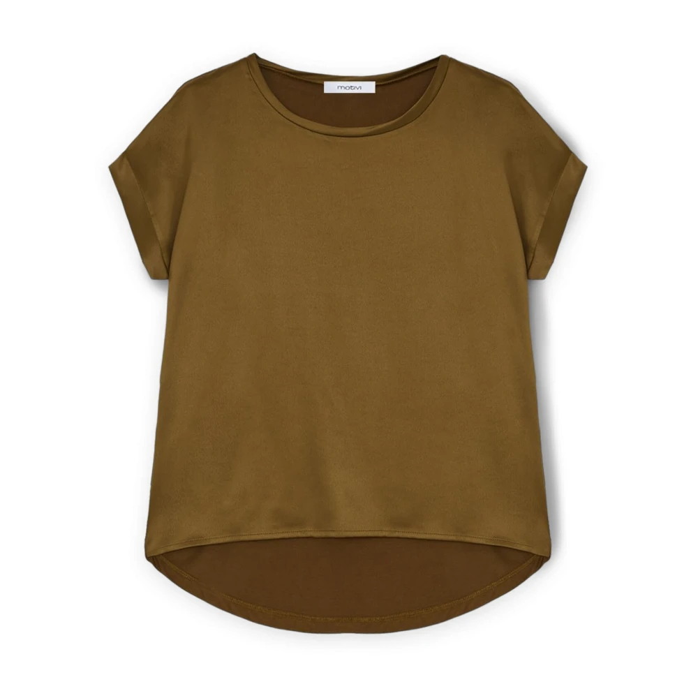 Motivi - Tops > T-Shirts - Green - Motivi - Modalova