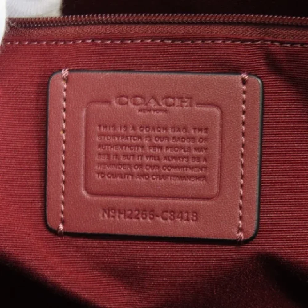 Coach Pre-owned Canvas shoulder-bags Black Dames