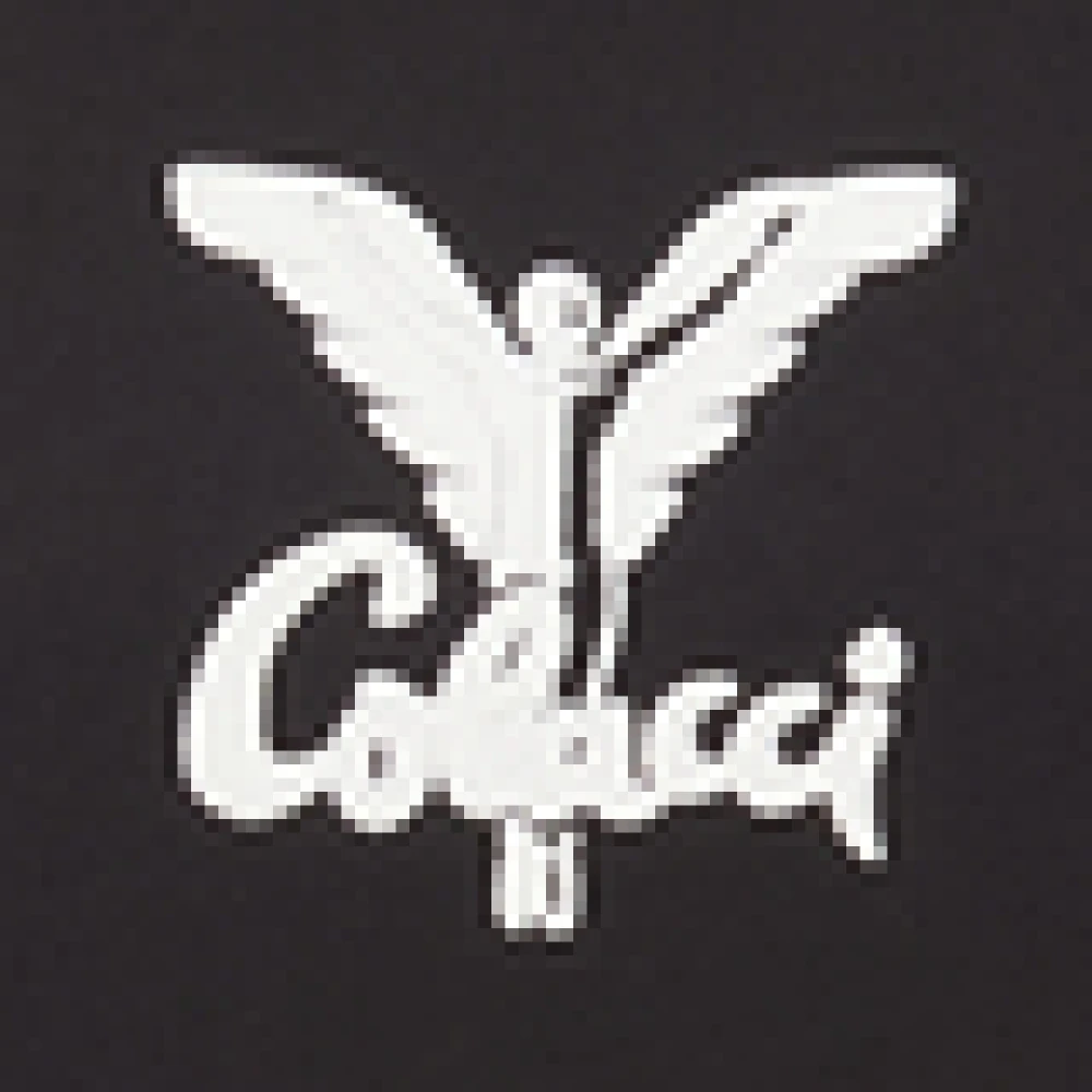 carlo colucci Logo Oversize T-Shirt Black Dames