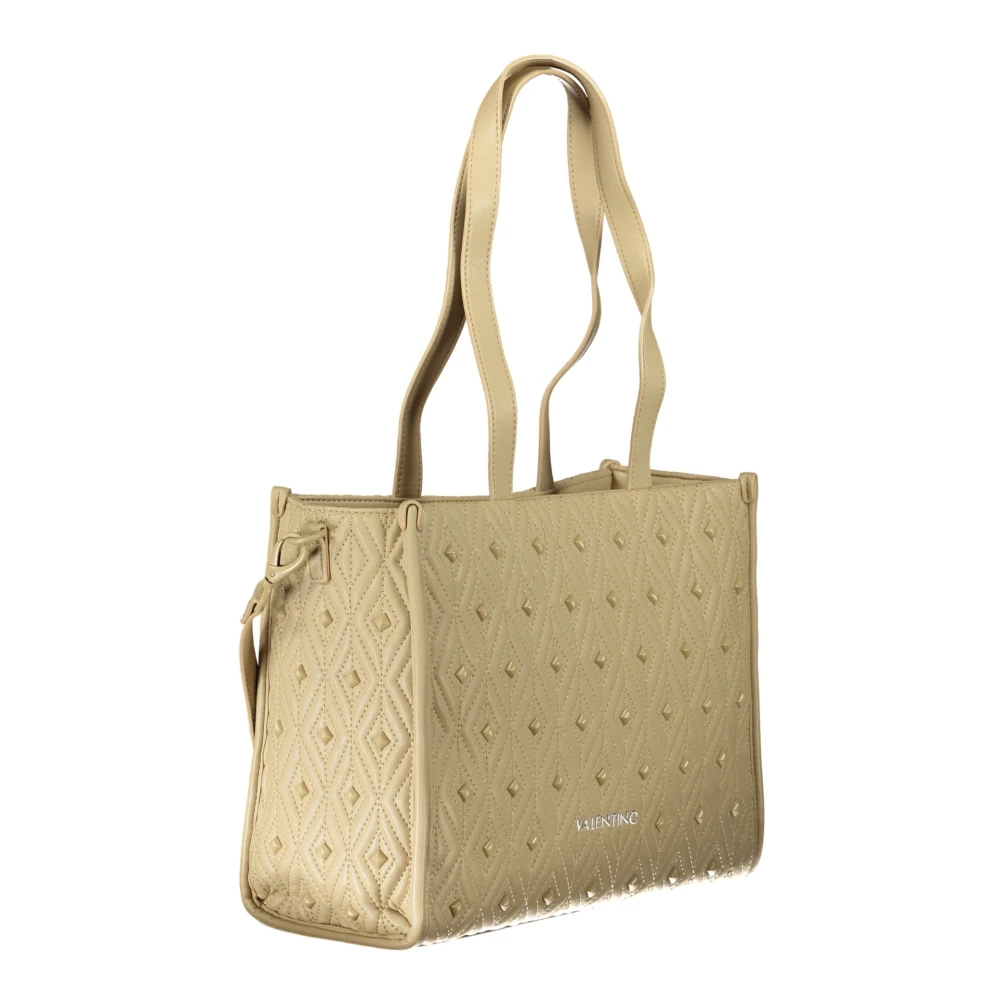 Valentino by Mario Valentino Beige Schoudertas met Afneembare Band Beige Dames