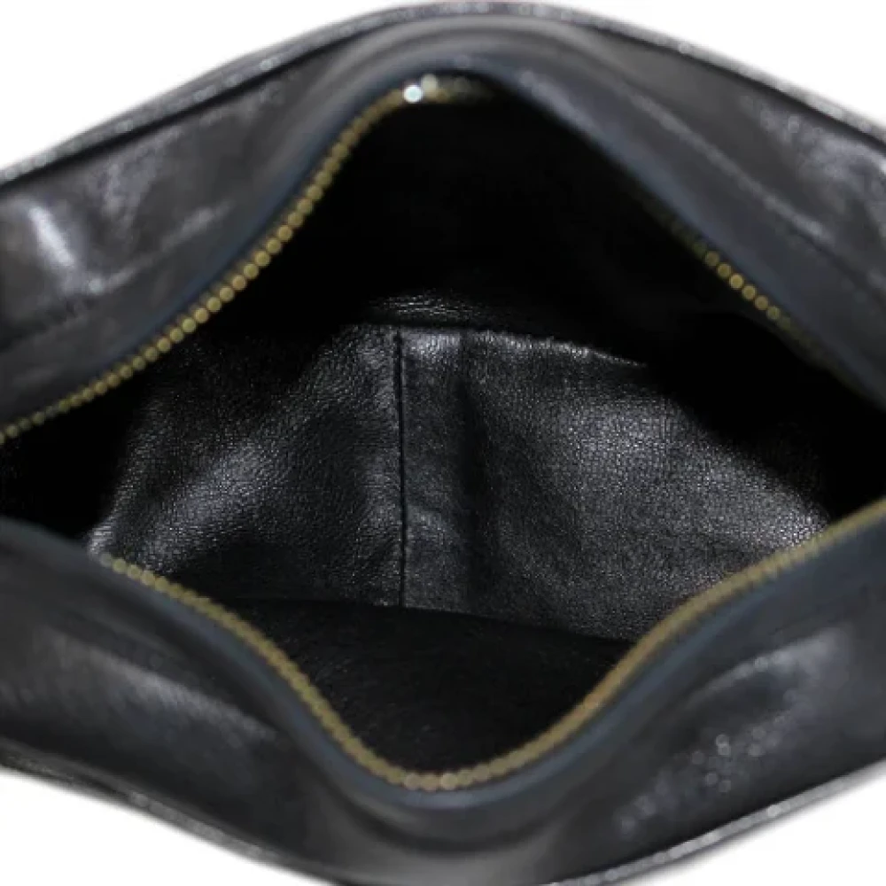 Chanel Vintage Pre-owned Leather shoppers Black Dames