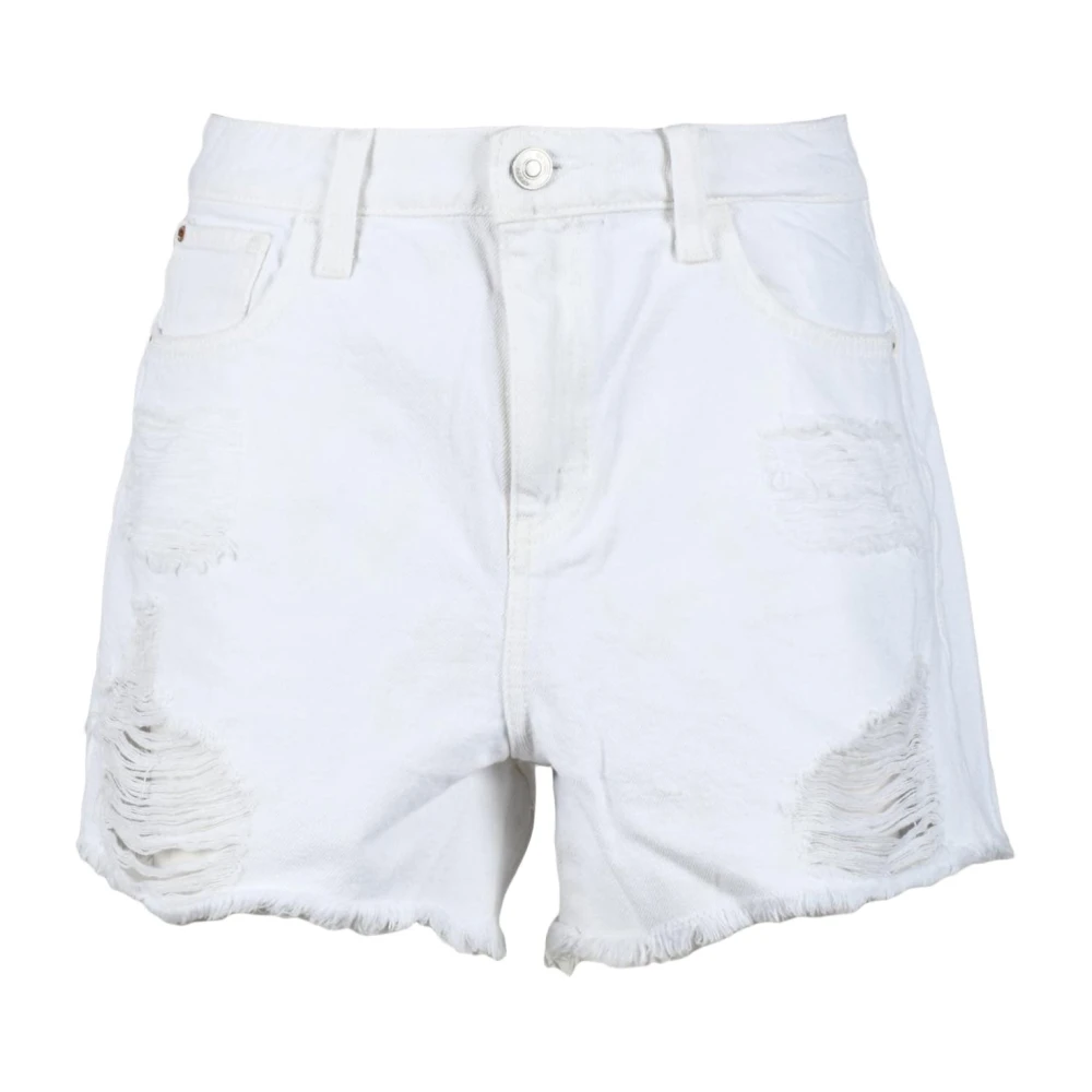 Guess Stijlvolle katoenen shorts voor vrouwen White Dames