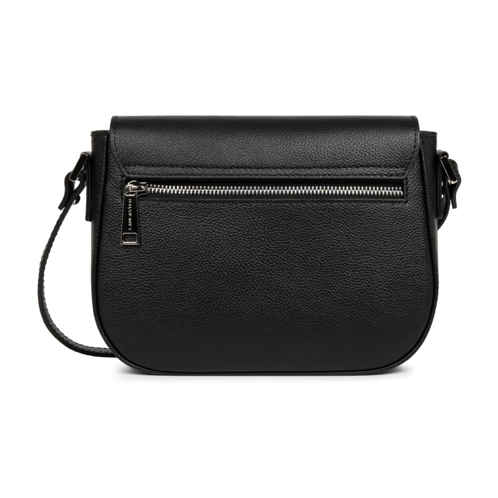 Lancaster Magnetische Flap Crossbody Tas Black Dames