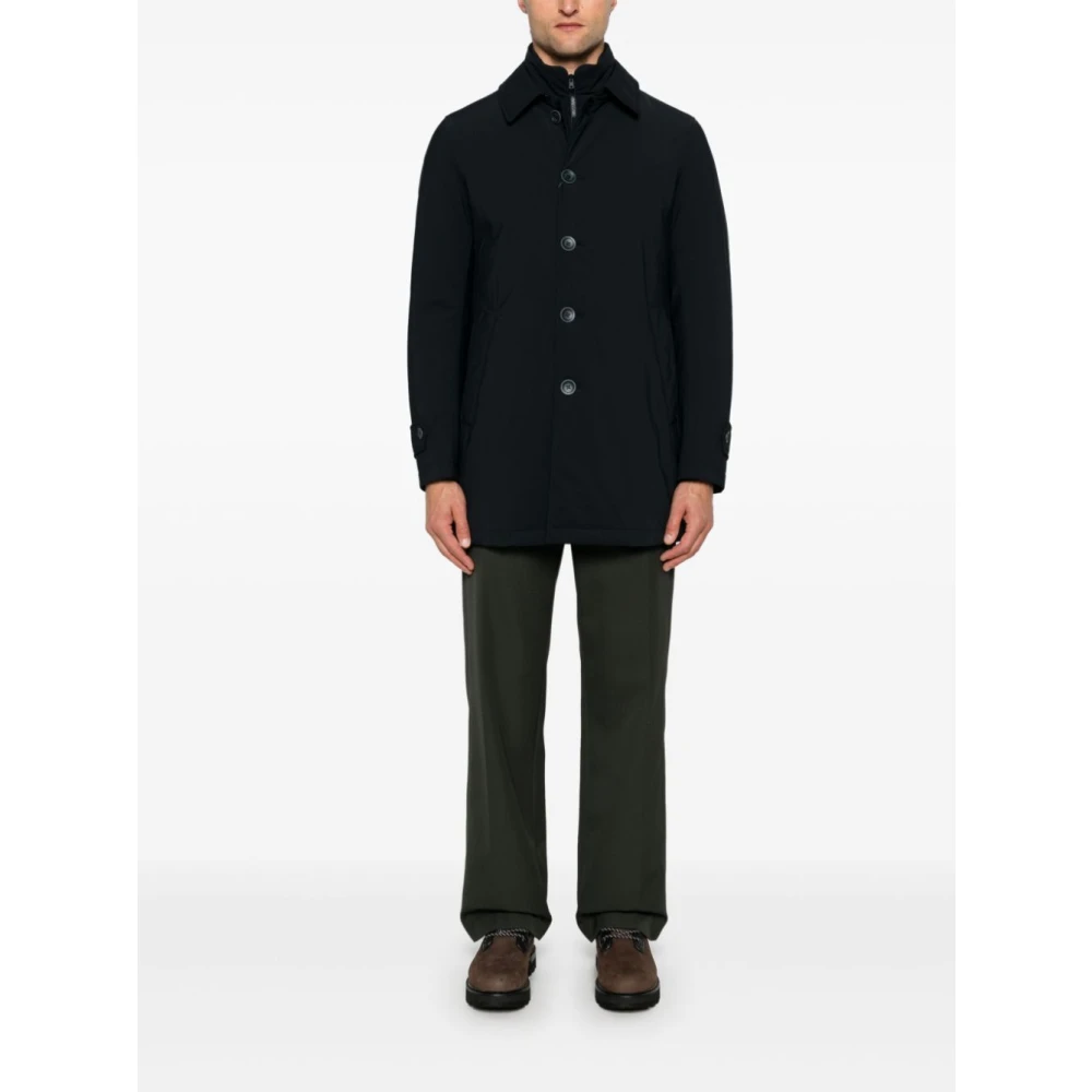 Herno Blauwe Pufferjas Blue Heren
