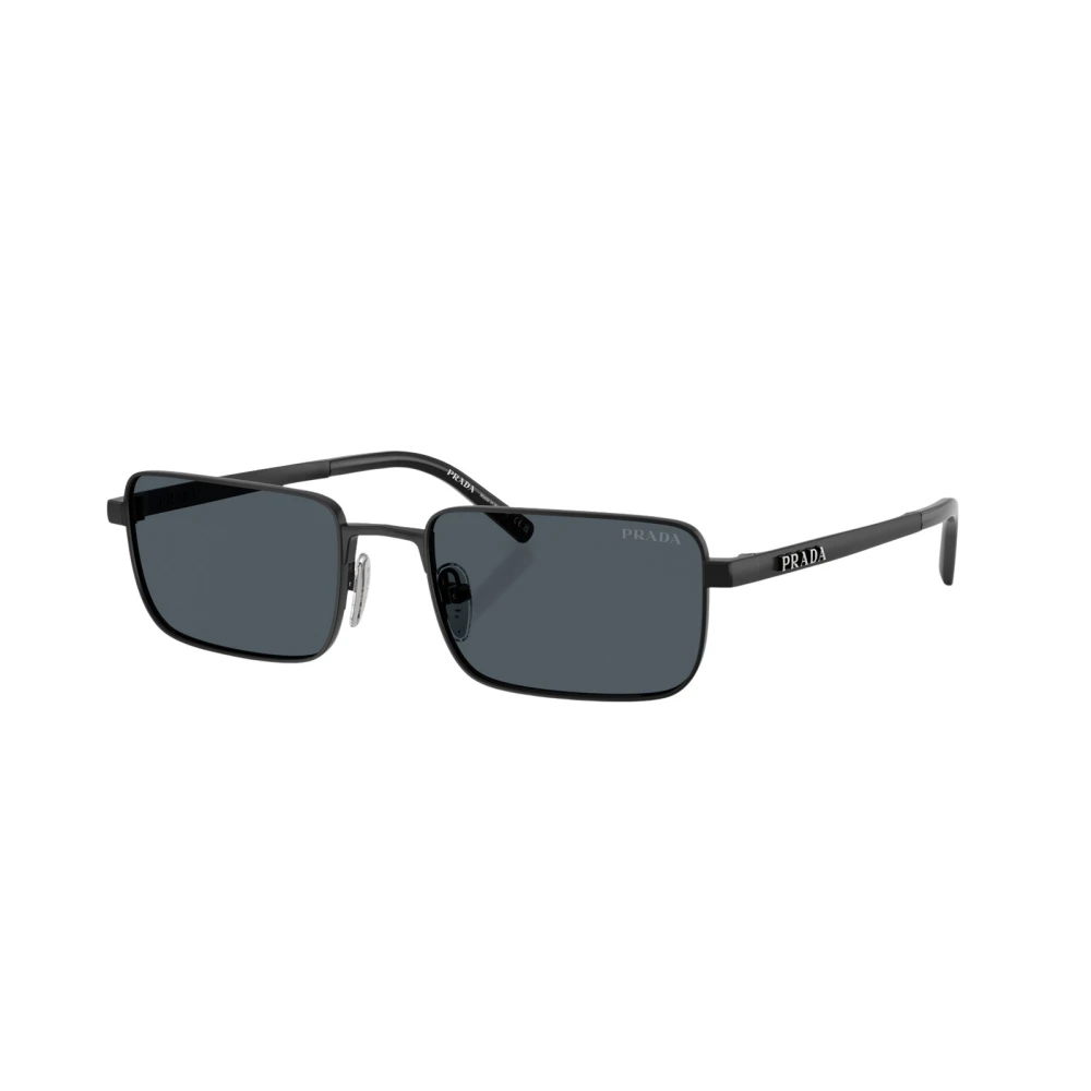 Prada Men's 0PR D54S Square Sunglasses - Black/Grey - Image 3
