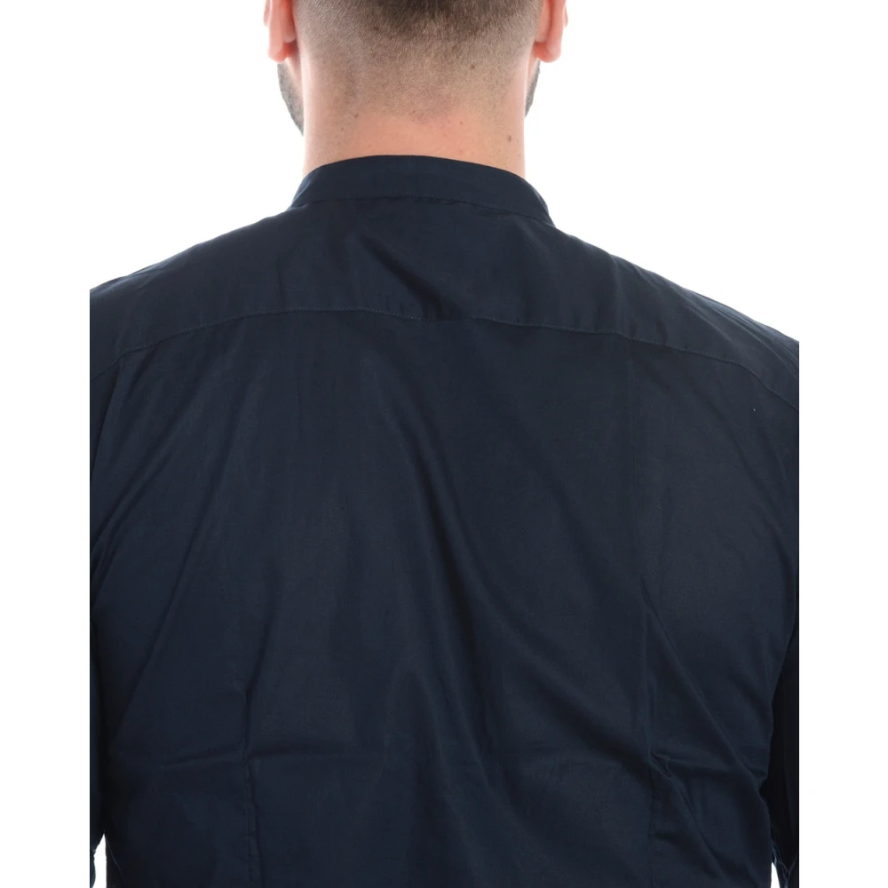 Daniele Alessandrini Slim Fit Angle Shirt Blue Heren