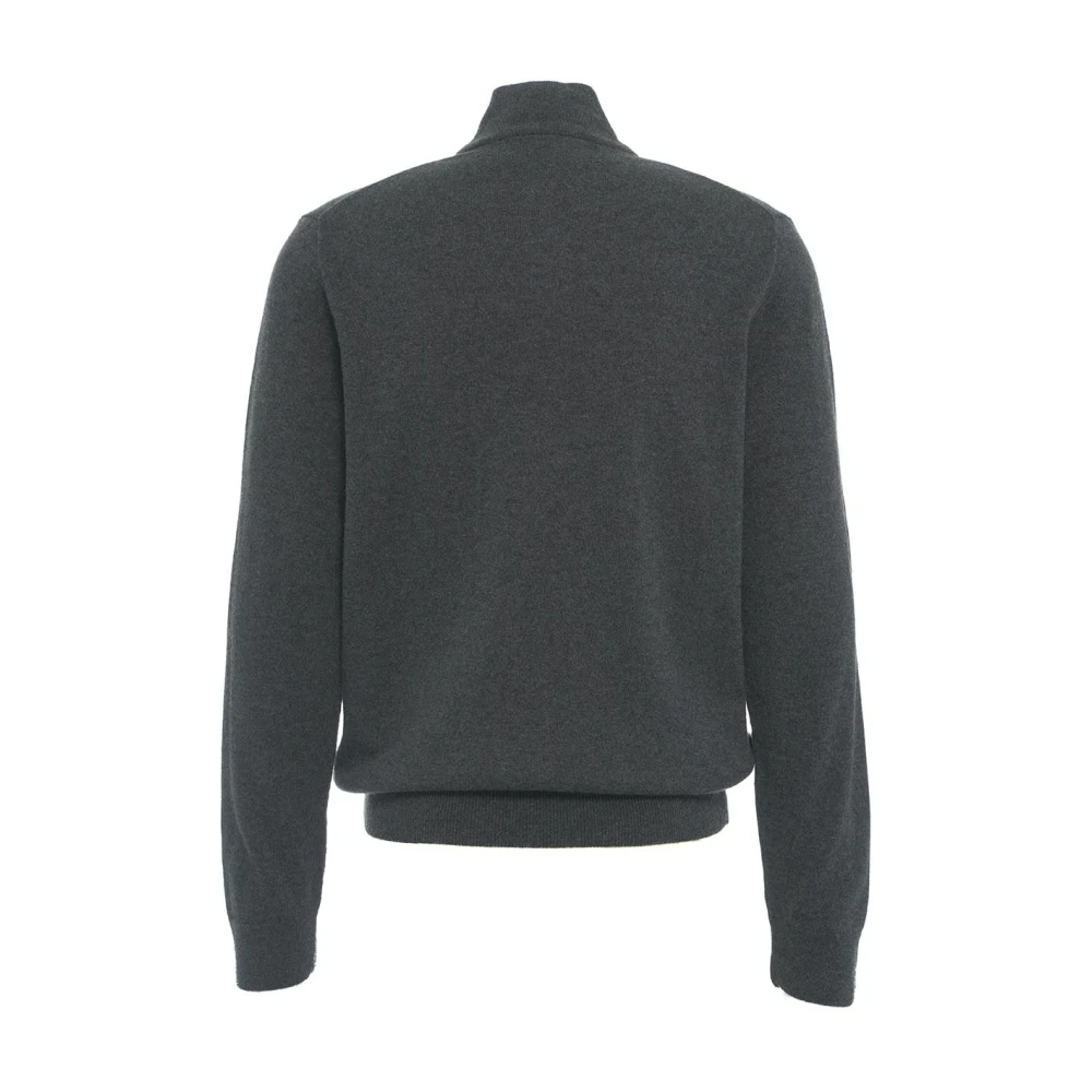 Ralph Lauren Grijze Coltrui Gebreide Kleding Aw24 Gray Heren