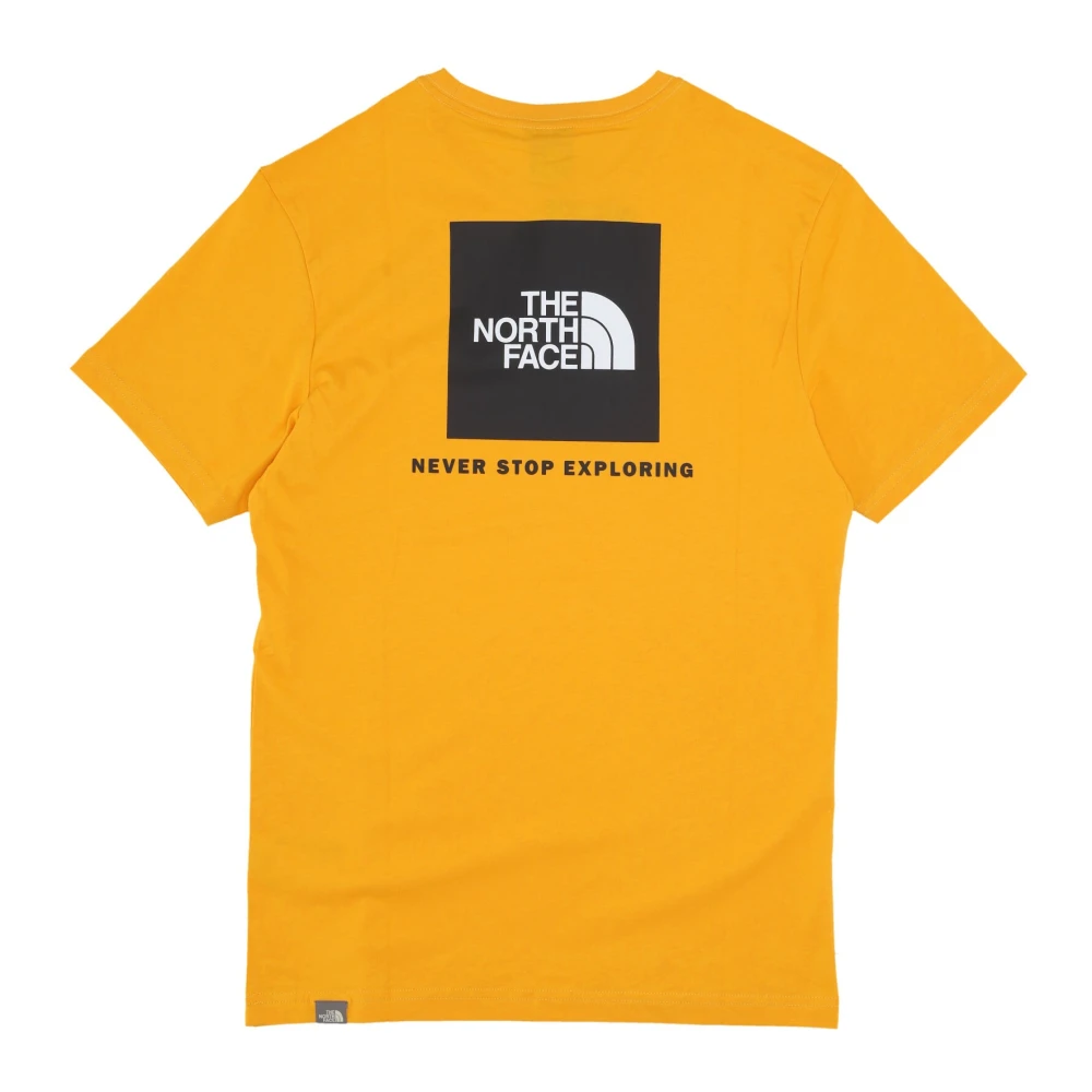 The North Face Rood Tee Summit Goud Streetwear Yellow Heren