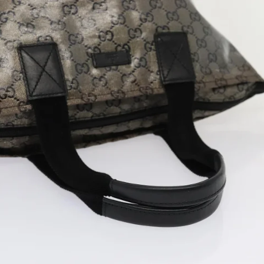 Gucci Vintage Pre-owned Canvas totes Black Dames