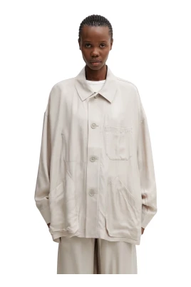 Overshirt med patchfickor