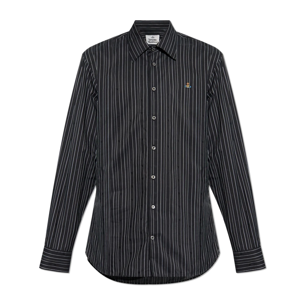 Vivienne Westwood Gestreept shirt Black Heren