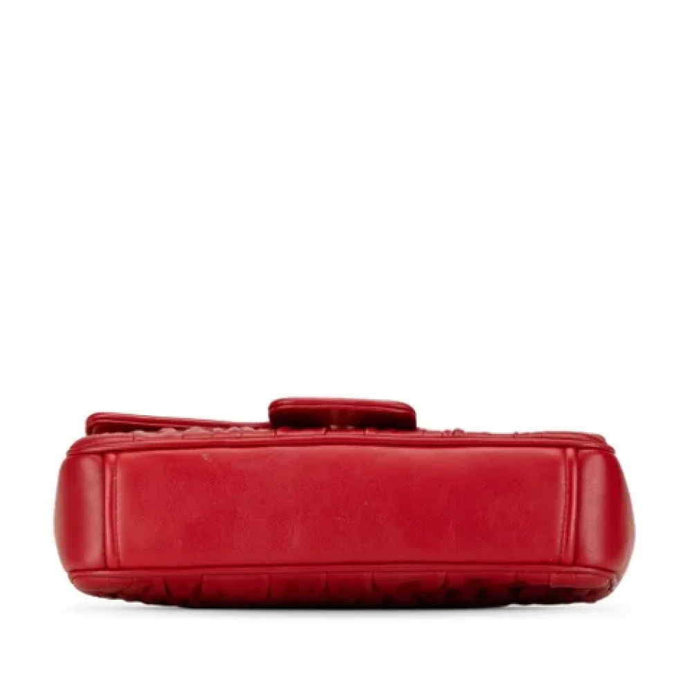 Prada Vintage Pre-owned Leather prada-bags Red Dames