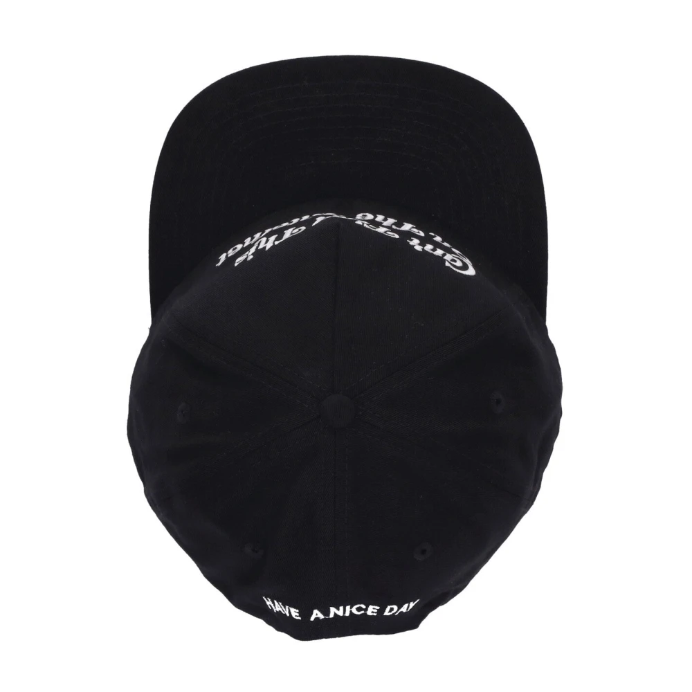 Market Zwarte Platte Klep Pet Snapback Stijl Black Heren