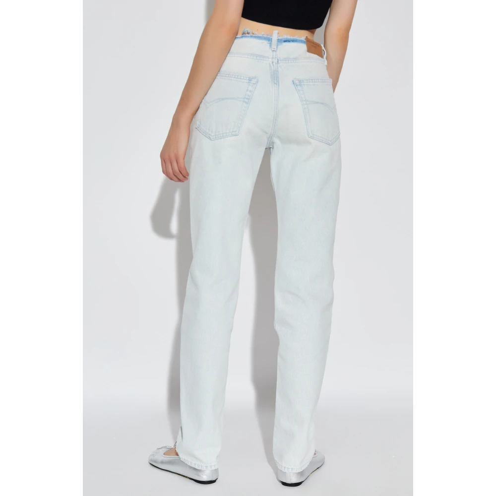 Balenciaga Jeans met een vintage-effect Blue Dames