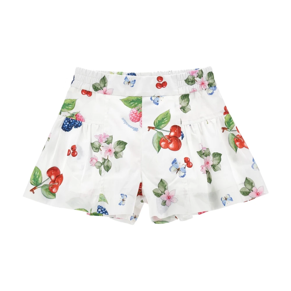 Monnalisa Girls Multicolor Cotton Shorts - Shorts - 10 Y - Kids