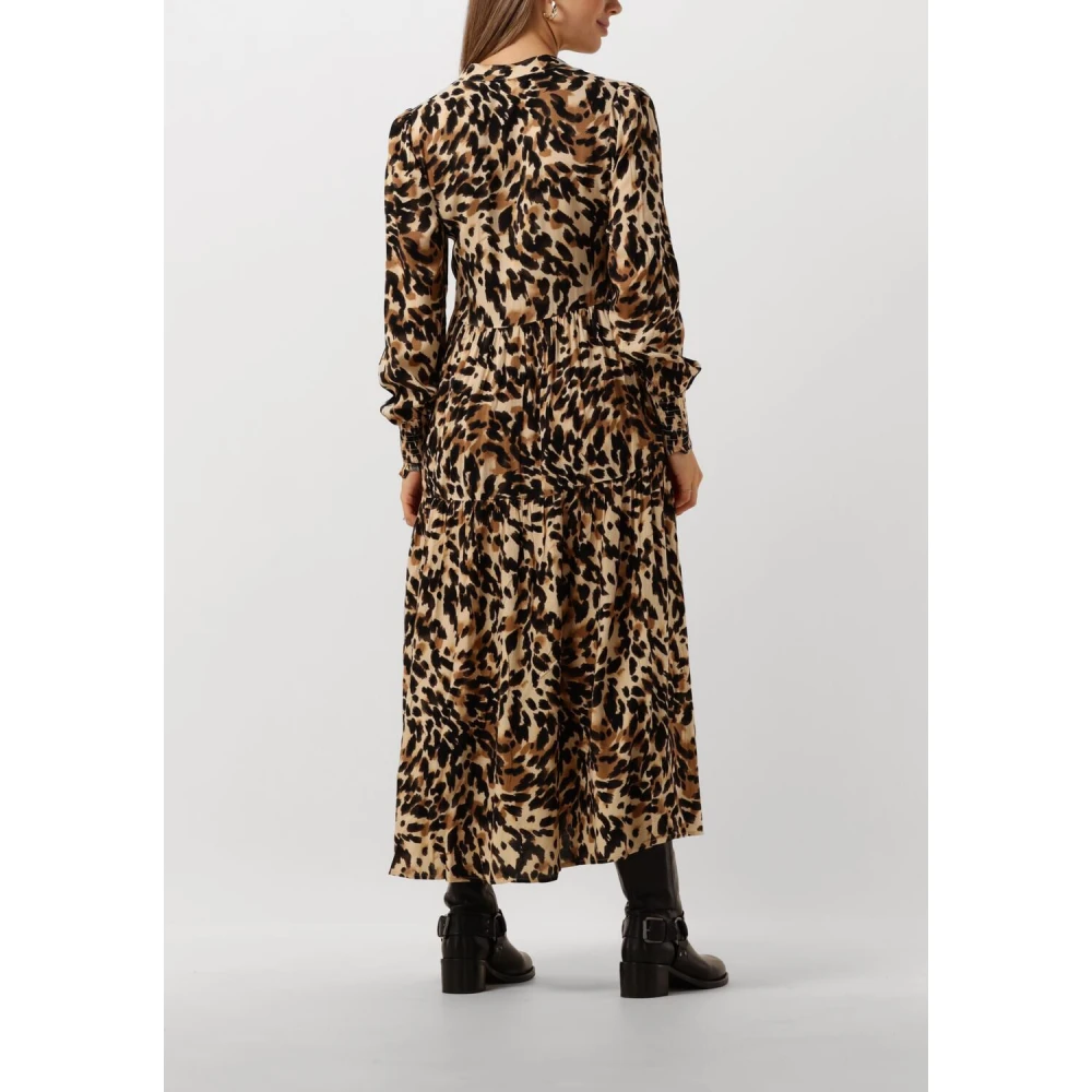 Y.A.S Lange Overhemdjurk in Multi Kleur Multicolor Dames