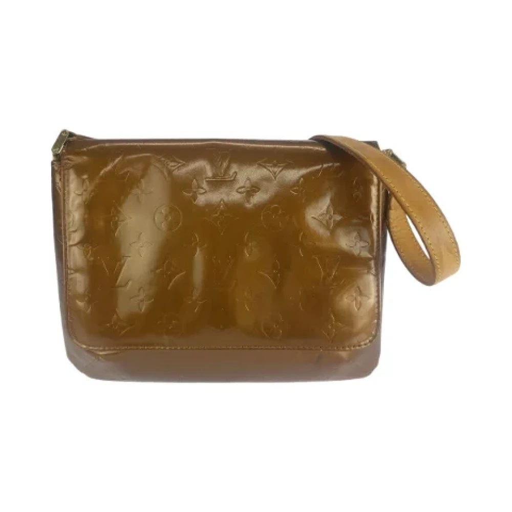 Louis Vuitton Vintage Pre-owned Leather crossbody-bags Brown Dames