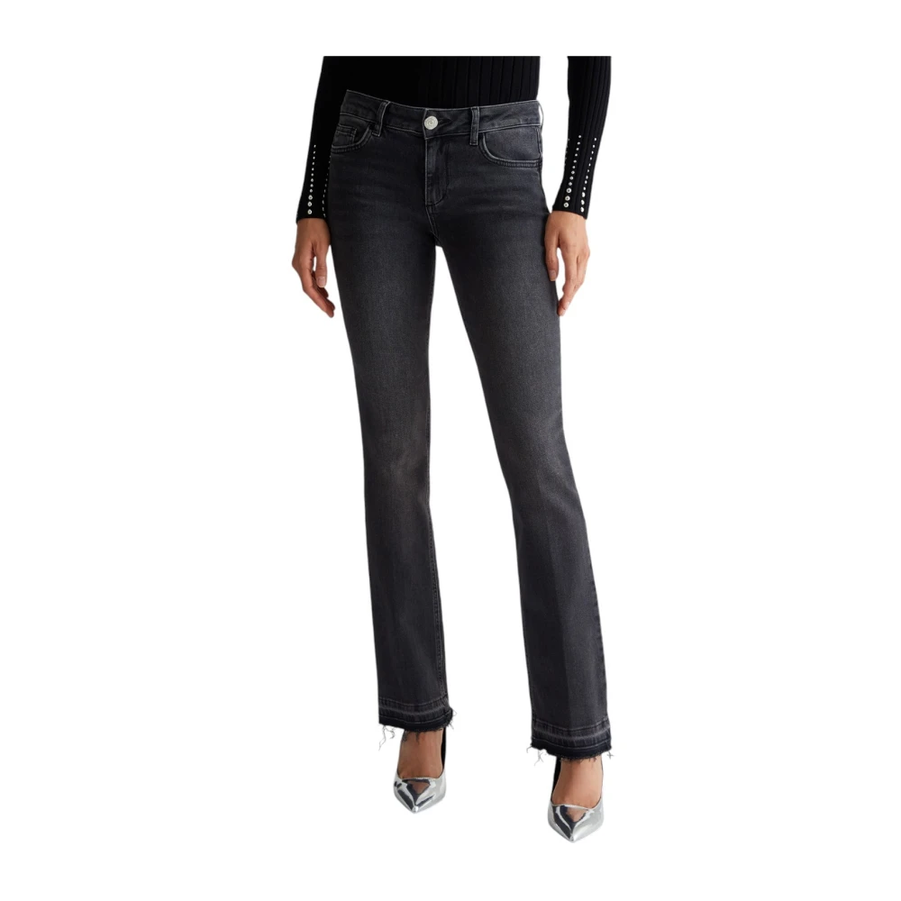 Liu Jo Denim Zwart Kust Wasbroek Black Dames