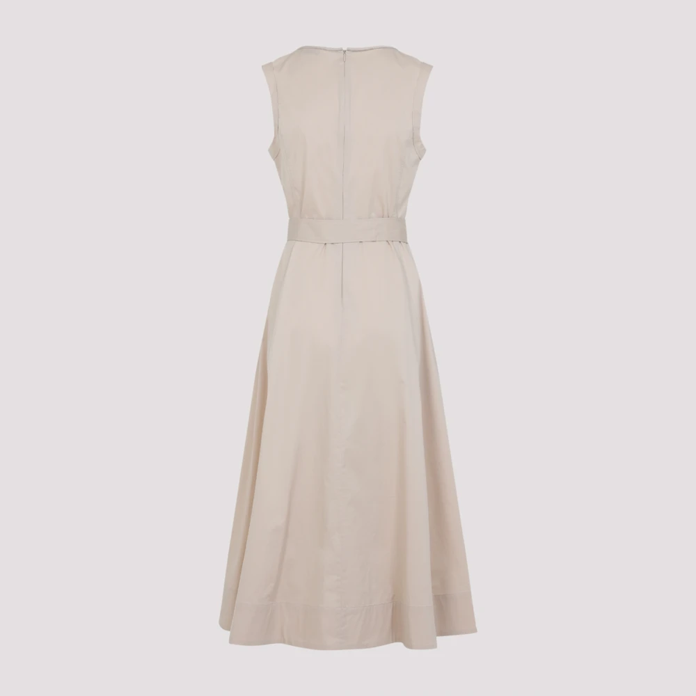 PESERICO Elegante Nude & Neutrals Jurk Beige Dames