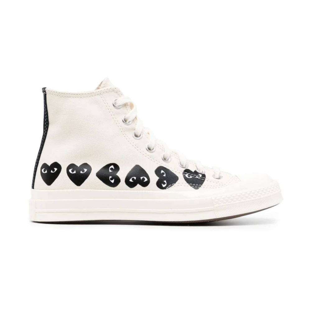 Comme des Garçons Play High-Top Sneakers Heren Schoenen Wit